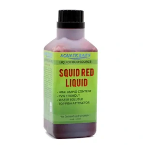 Aquatic Baits Liquid - Squid Red