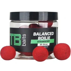 TB Baits Vyvážené Boilie Strawberry / Jahoda 20-24mm