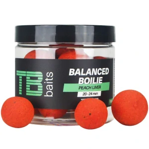 TB Baits Vyvážené Boilie Peach - Liver 20-24mm