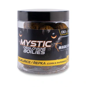 Magic Wolf - MYSTIC Boilies obalované Kukuřice/Řepka 22mm