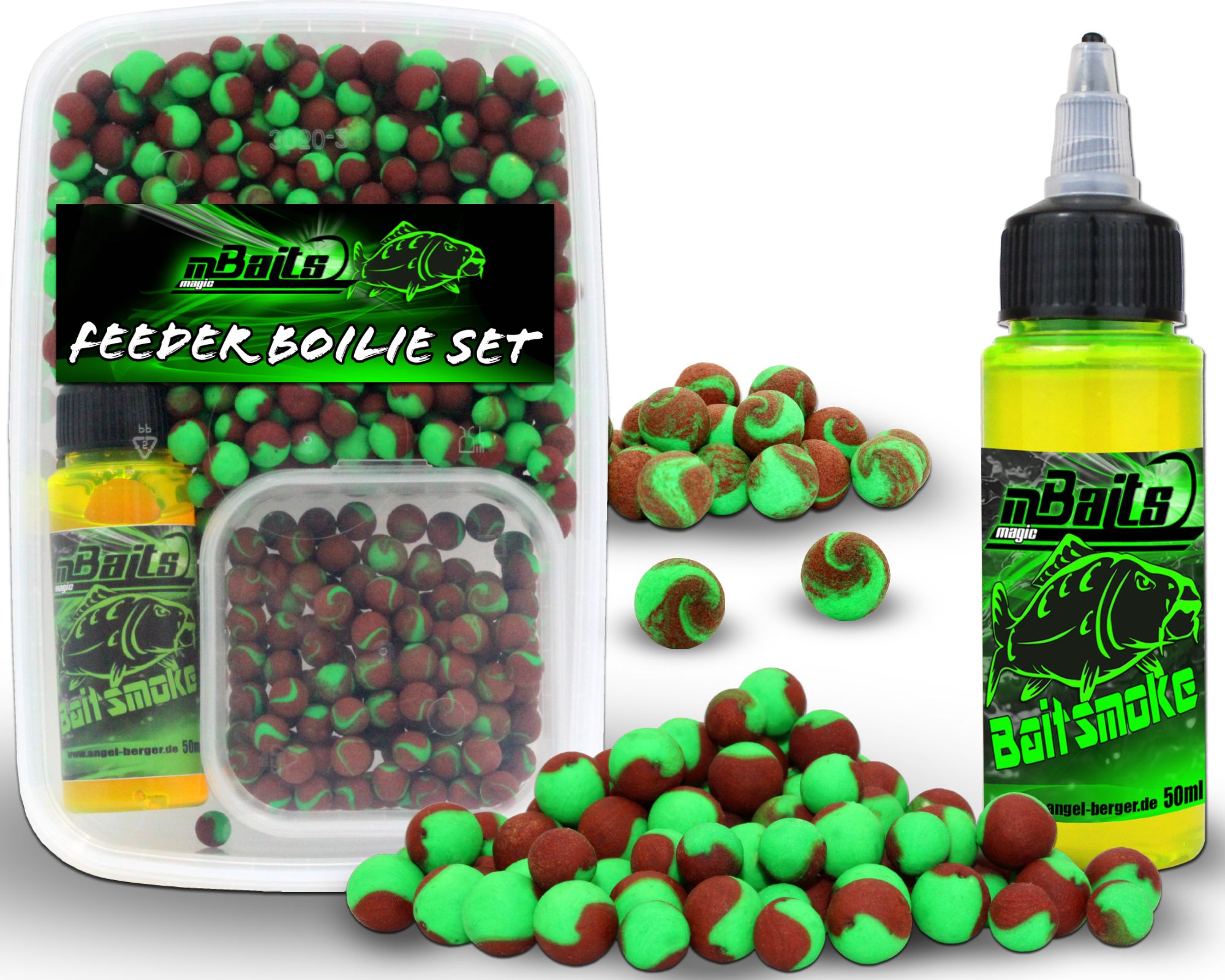 Mini boilies set Mušle GLM