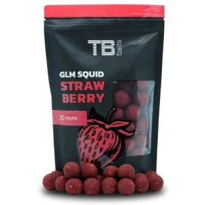 TB Baits Boilie GLM Squid Strawberry - 250 g 24 mm