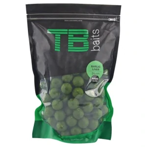 TB Baits Hard Boilie Garlic Liver - 250 g 24 mm