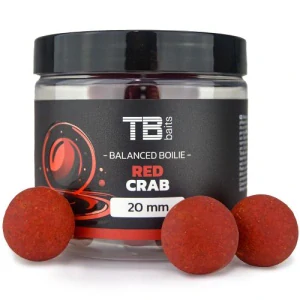 TB Baits Vyvážené Boilie Balanced + Atraktor Red Crab 100 g - 20 mm