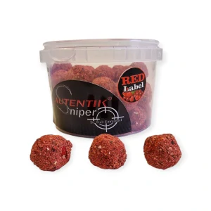 Autentik Sniper Hook boilies Red Label "červené ovoce" 300g
