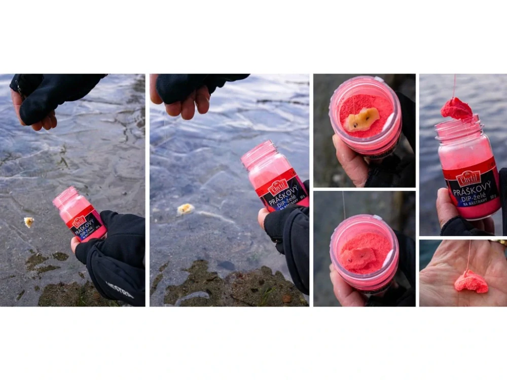 Práškový dip - želé Med