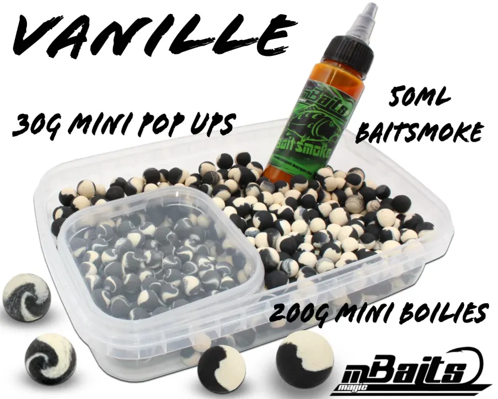 Mini boilies set Vanilka