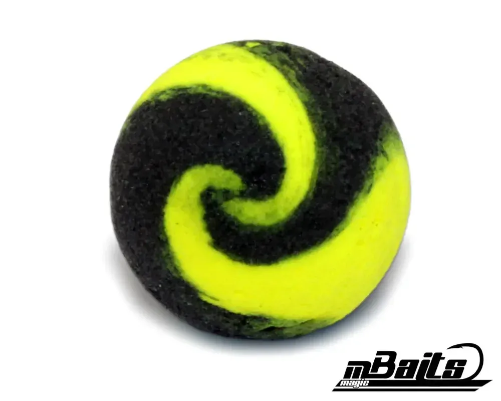 Pop Up boilie černo-žluté 15mm