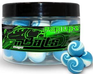 Pop Up boilies modro-bílé 15mm
